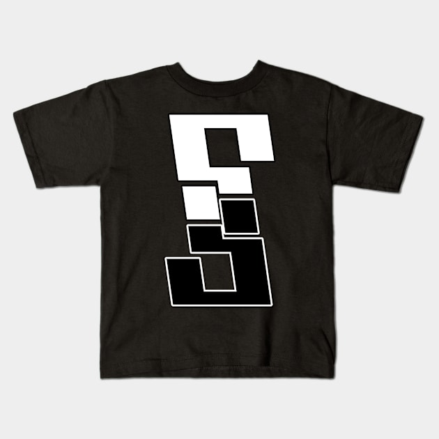 Yin Yang Question Mark Kids T-Shirt by Rebellion10